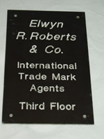 Elwyn Roberts Sign