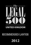The Legal 500 Recommended Lawyer 2012